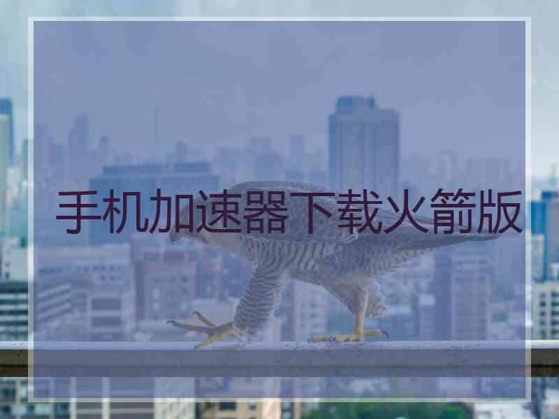 手机加速器下载火箭版