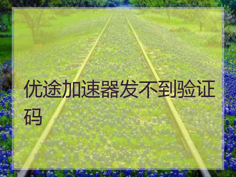 优途加速器发不到验证码